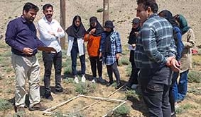 بازدید علمی درس کارورزی 2 گروه مهندسی مرتع و آبخیزداری